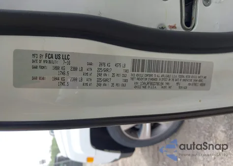 2016 Jeep Patriot High Altitude Edition из США, поврежденный, VIN 1C4NJRFB6GD786194